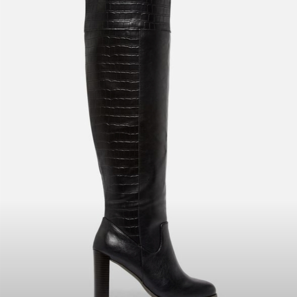 Over knee thigh high crocodile boots - Picture 8 of 10